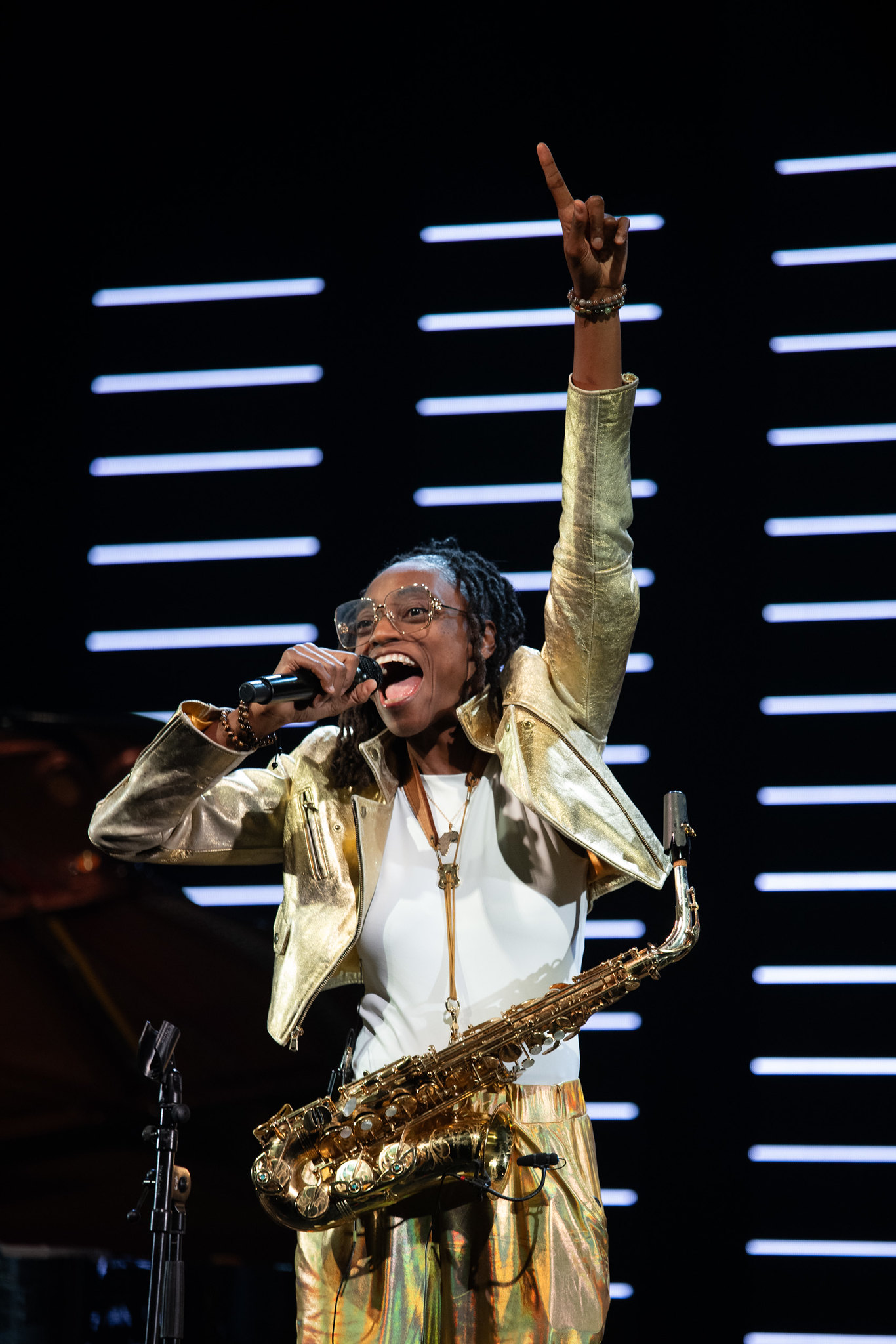 New York-saxofonisten Lakecia Benjamins seneste album, »Phoenix Reimagined«, har været nomineret til tre Grammys. © Sven Tupits