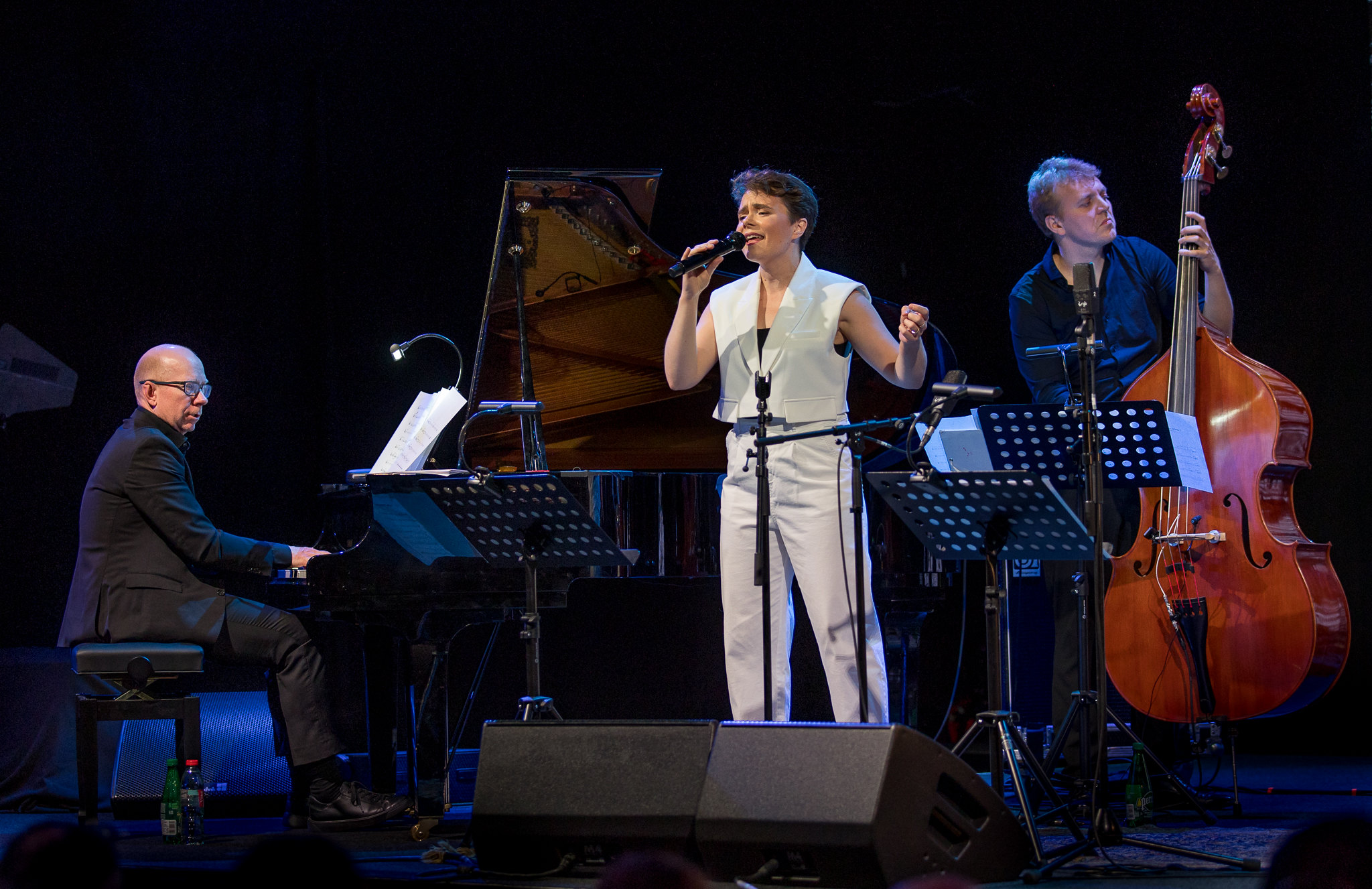 Den estisk-danske vokalist Karmen Rõivassepp & Aarhus Jazz Orchestra. © Urmo Männi