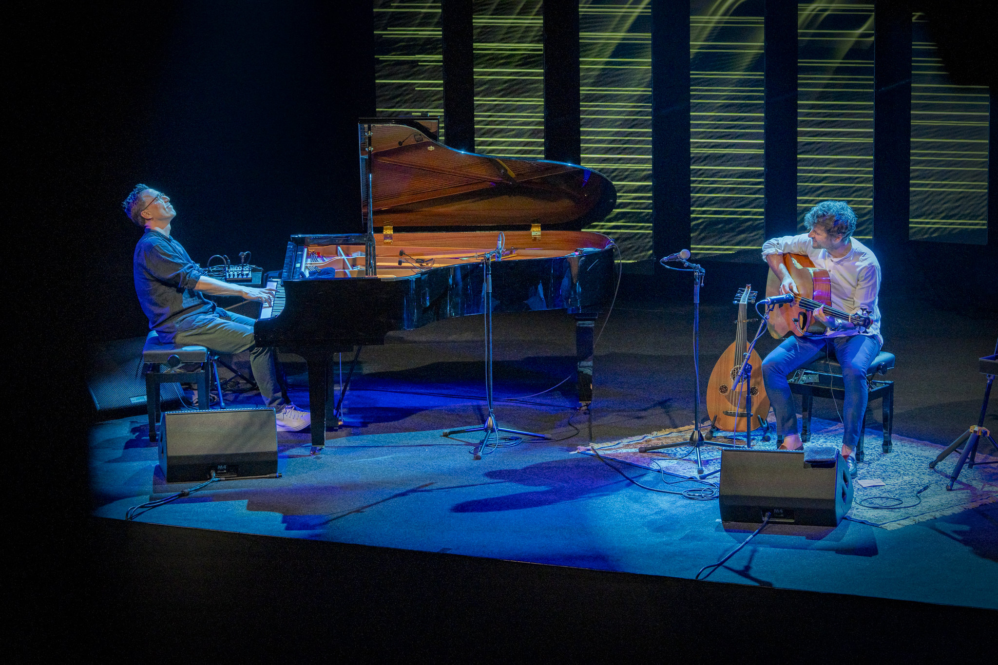 Bill Laurance and Michael League – known from the Grammy-winning collective Snarky Puppy – during their concert at Von Krahl in Tallinn. © Rene Jakobson