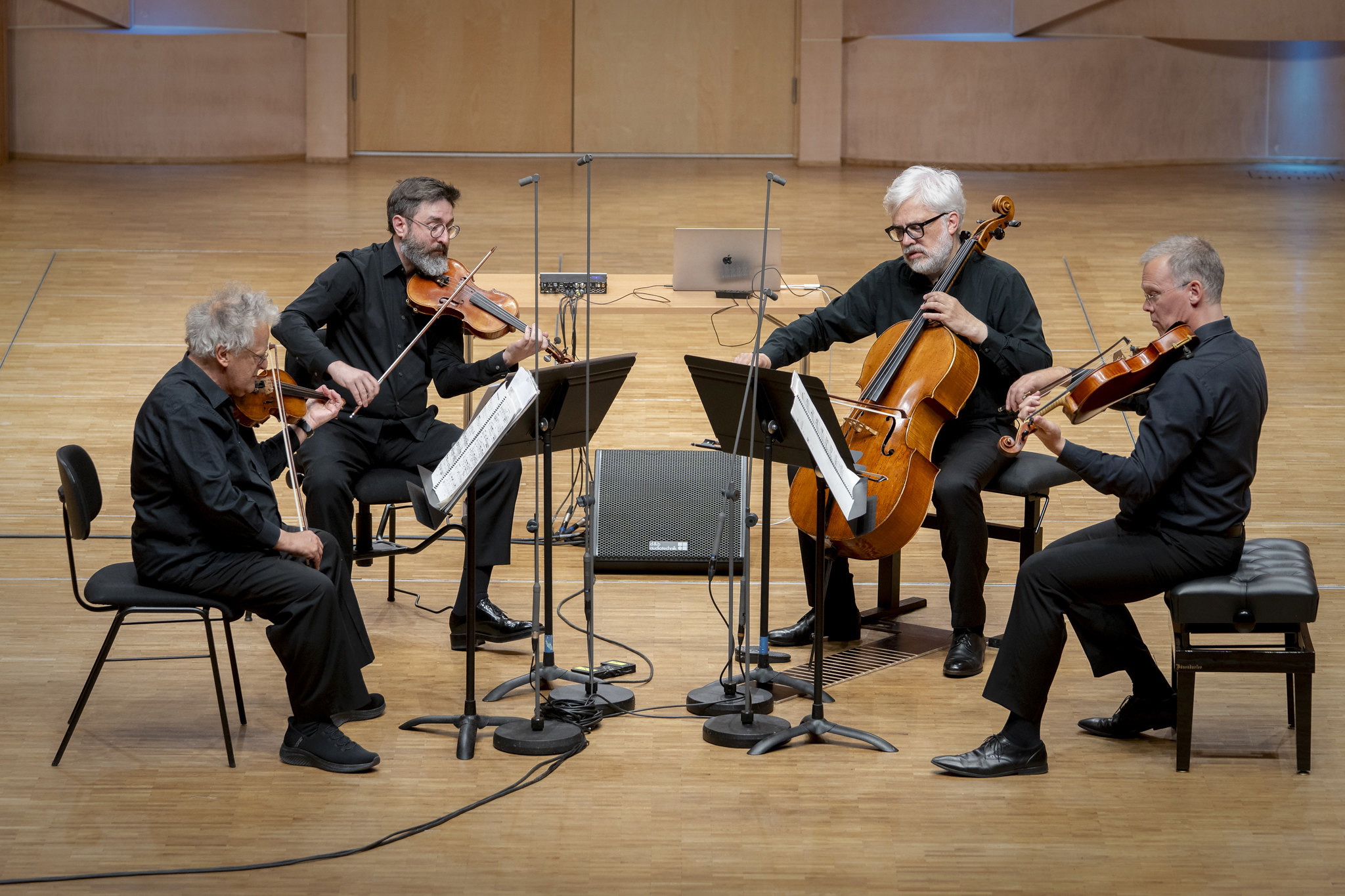 Festivalens officielle hovednavn var den berømte Arditti Quartet. © Rene Jakobson