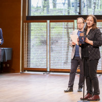 Den unge komponist Rocco Liiva under den årlige komponistkonkurrence også sted i Tartu. © Rene Jakobson