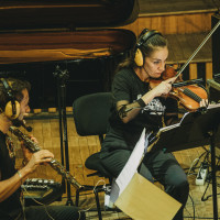 Black Page Orchestra perform Serbian composer Maja Bosnić's work »((mno.go))« at the Chopin Universitety. © Grzesiek Mart