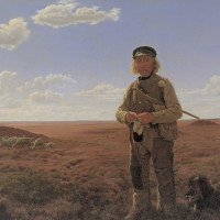Frederik Vermehren: »En jysk fårehyrde på heden«, 1855. © CC0