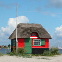Badehus i Marstal på Ærø. © Erik Christensen