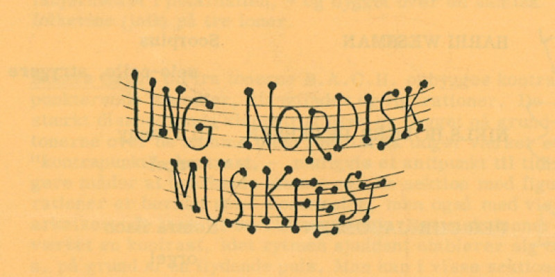 Fra UNM-programmet 1972. © UNM Fra UNM-programmet 1972. © UNM