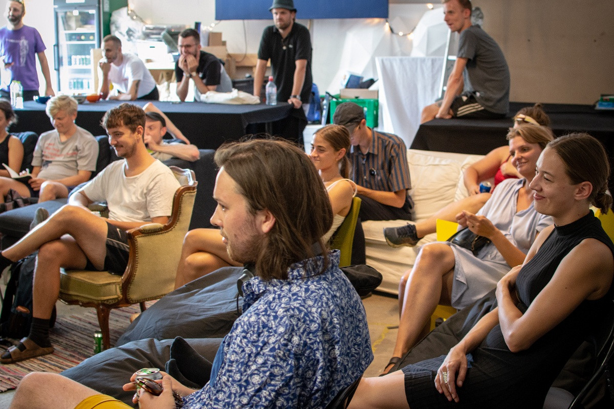 Strøm-debat i Den Brune Kødby. © Jonas Kirkegaard