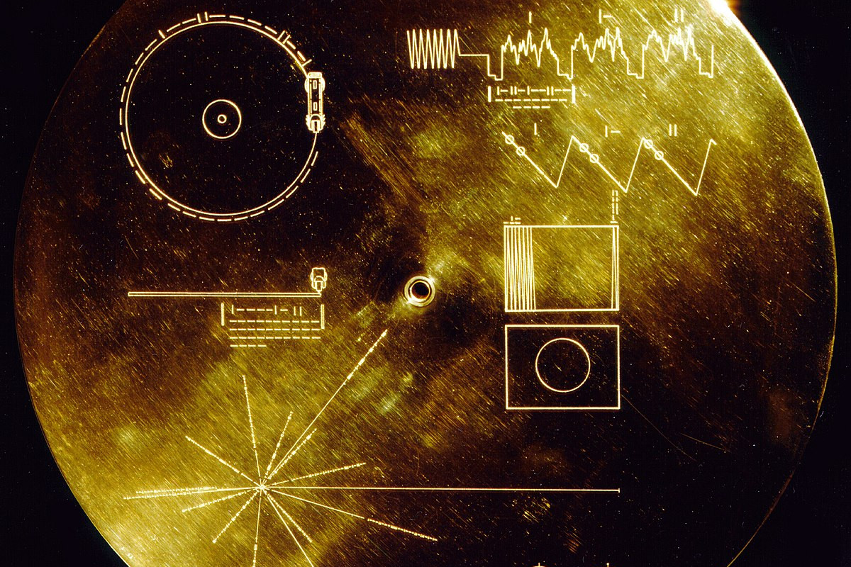 Cover: The Sounds of Earth Record. ©  Wikimedia Commons