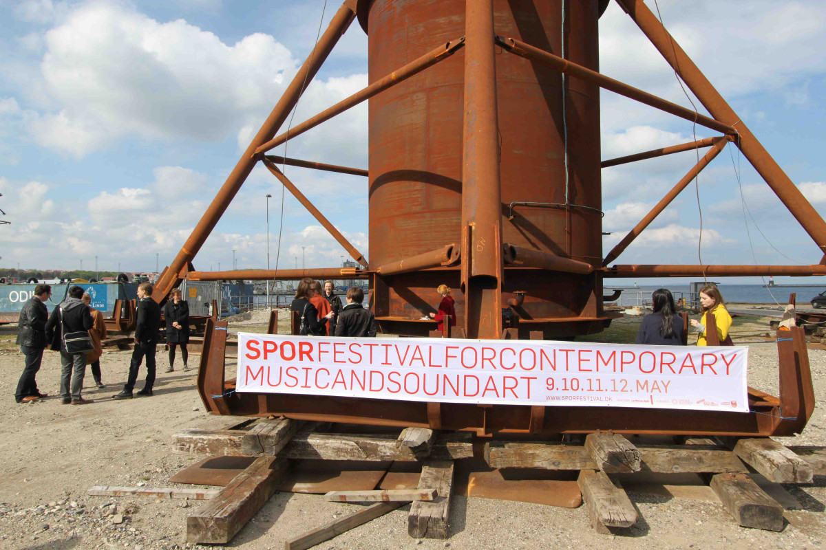 SPOR åbningen ved den store kofferdam på Aarhus Havn. Foto Agnete Seerup. PR foto